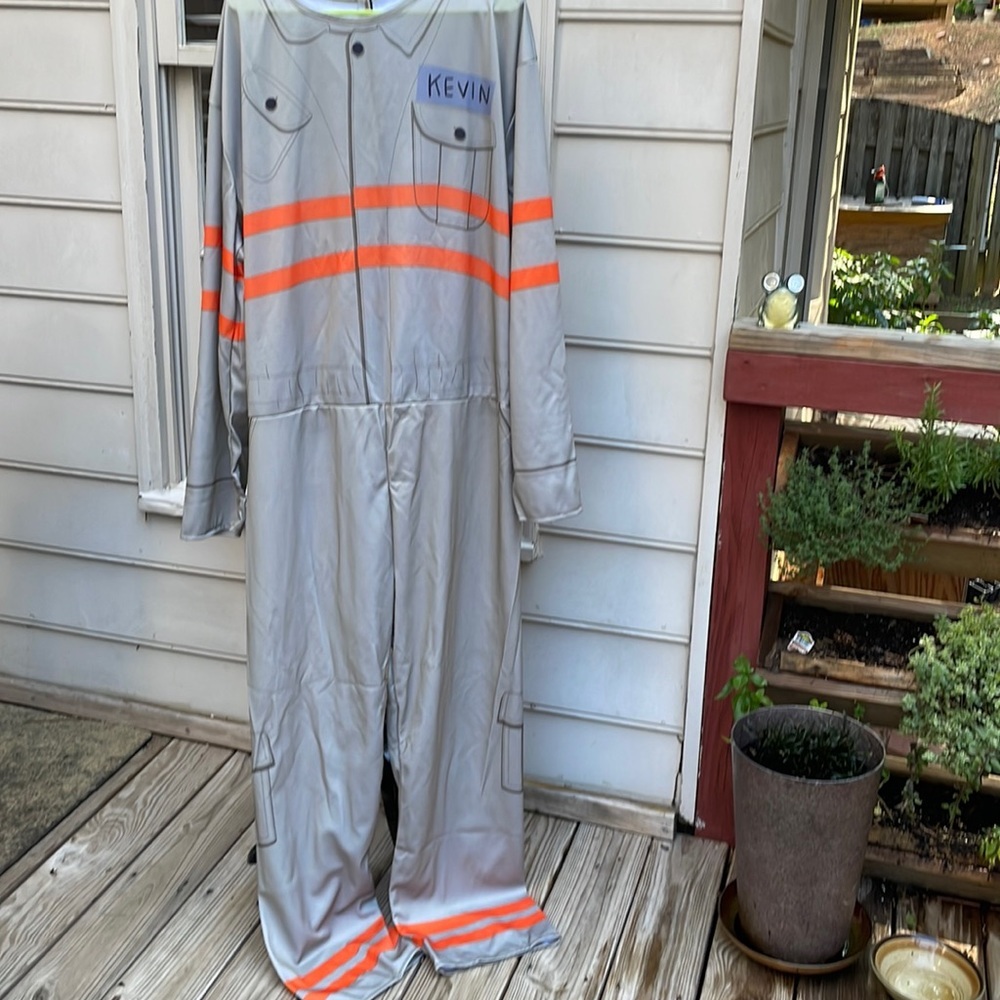 Ghostbuster "Kevin" Costume -Deluxe Men's Jumpsuit Size XL